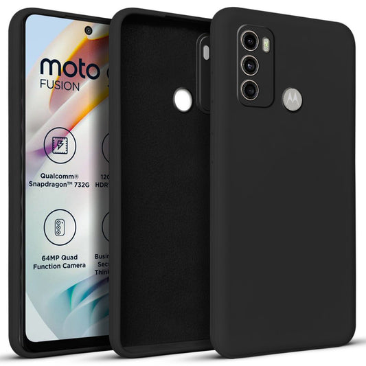 Premium Matte Silicone Back Cover for Motorola Moto G40 Fusion & Motorola Moto G60