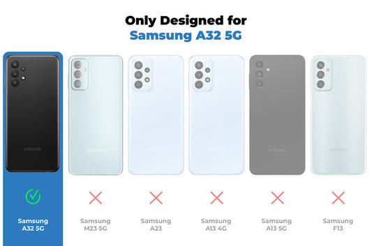 Premium Acrylic Transparent Back Cover for Samsung A32 5G