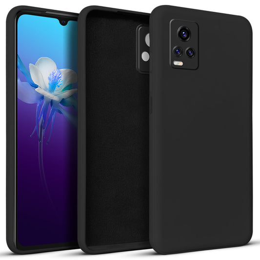 Premium Matte Silicone Back Cover for Vivo V20