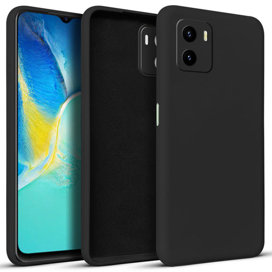 Premium Matte Silicone Back Cover for Vivo Y15S