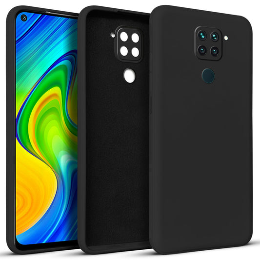 Premium Matte Silicone Back Cover for Redmi Note 9