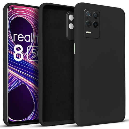 Premium Matte Silicone Back Cover for Realme 8 5G