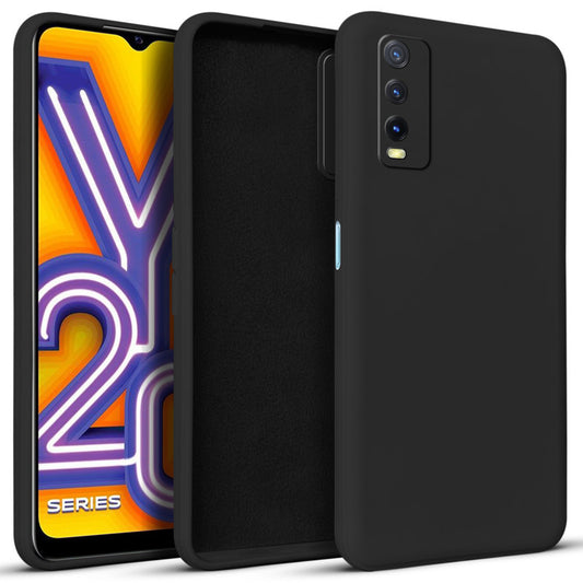 Premium Matte Silicone Back Cover for Vivo Y20