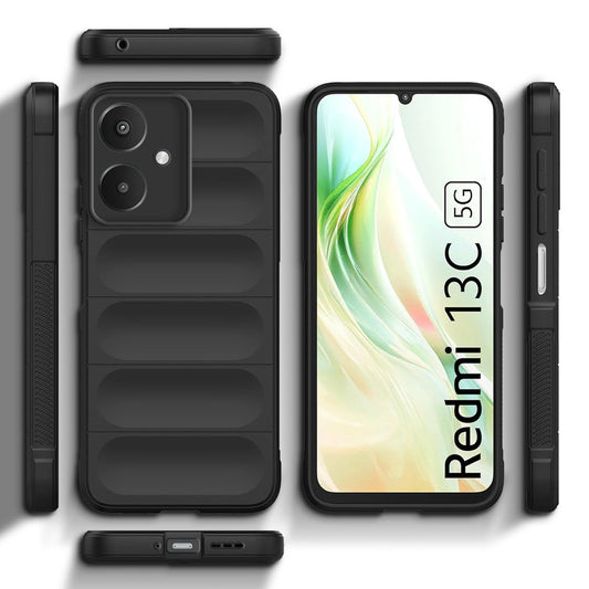 Liquid Silicone Comfort Grip Soft Touch Matte TPU Case for Redmi 13C 5G
