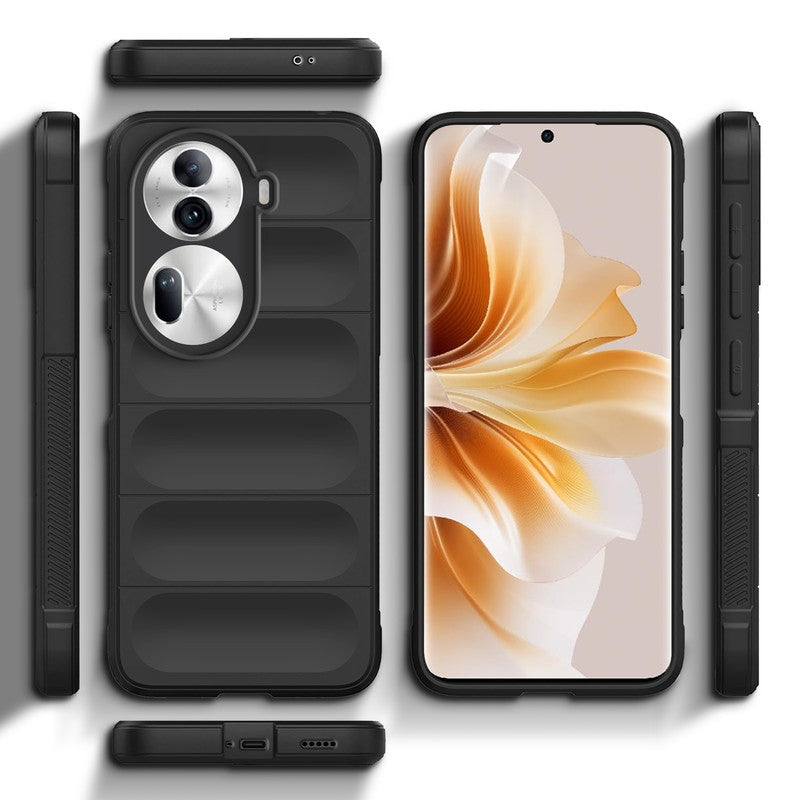 Soft Silicone Comfort Grip Back Cover Case For Oppo Reno 11 Pro 5G