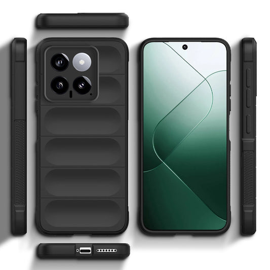 Liquid Silicone Comfort Grip Soft Touch Matte TPU Case for Xiaomi 14 5G