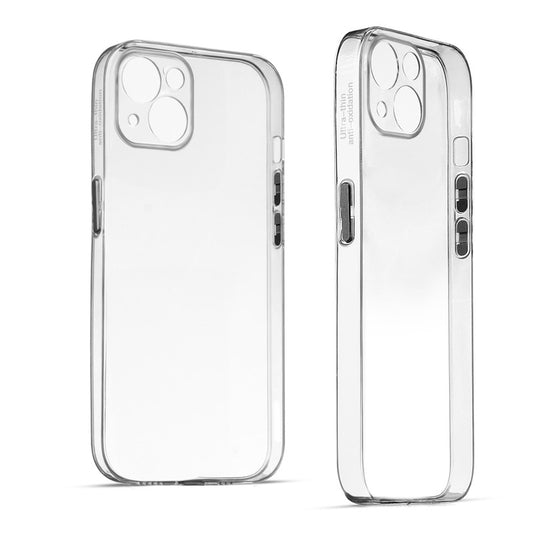 Transparent Back with Color Buttons Back Cover for Apple iPhone 13