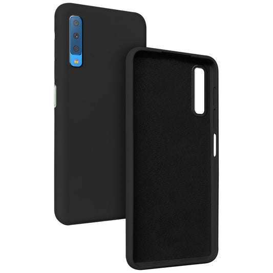 Premium Matte Silicone Back Cover for Samsung A7 2018