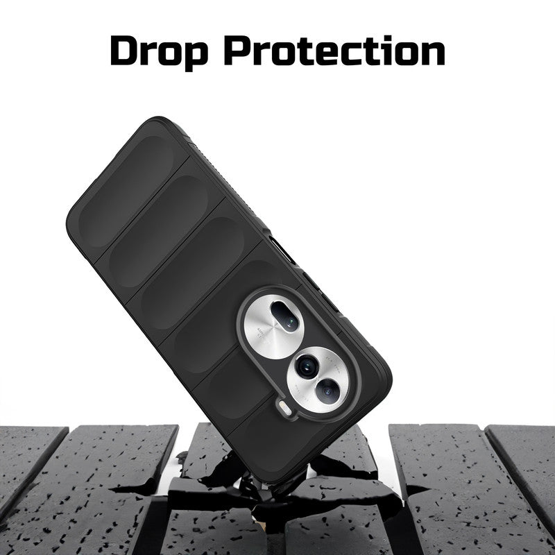 Soft Silicone Comfort Grip Back Cover Case For Oppo Reno 11 Pro 5G