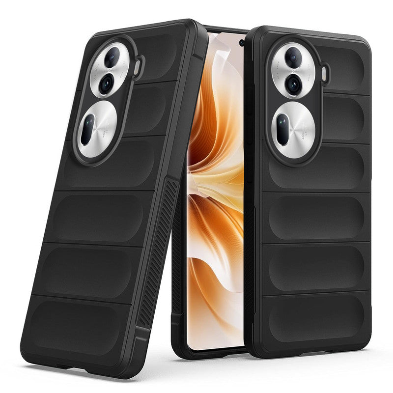 Soft Silicone Comfort Grip Back Cover Case For Oppo Reno 11 Pro 5G