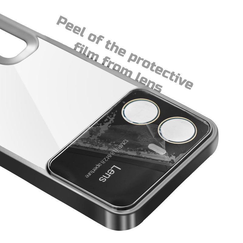 Clear Logo Cut Case with Raised Camera Guard for Apple iPhone 14 Pro