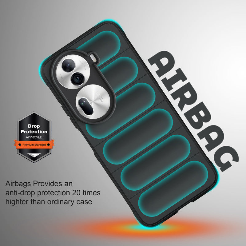 Soft Silicone Comfort Grip Back Cover Case For Oppo Reno 11 Pro 5G