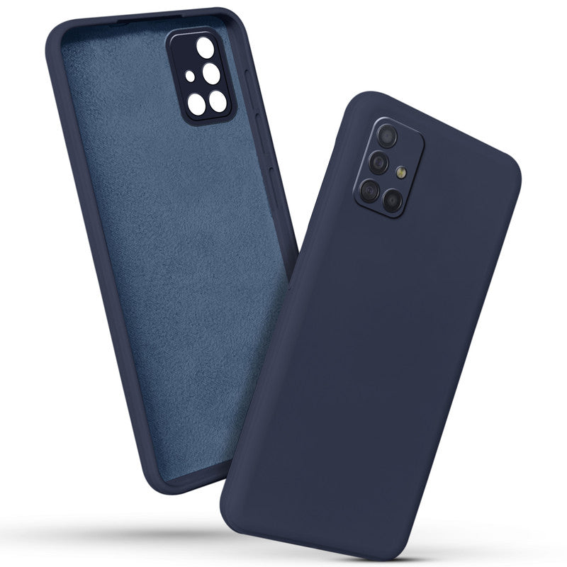 Premium Matte Silicone Back Cover for Samsung A51 4G