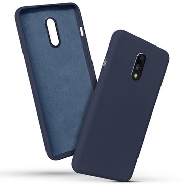 Premium Matte Silicone Back Cover for Oneplus 7