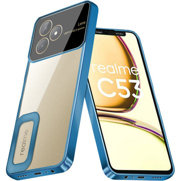 Transparent Camera Lens Protection Back Cover for Realme C53