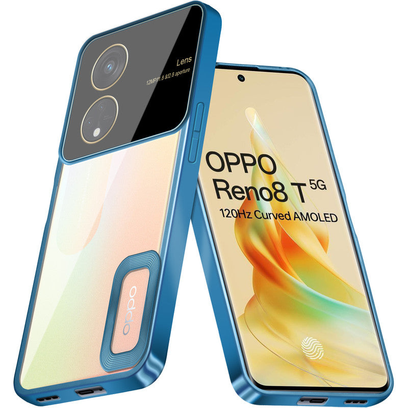 Transparent Camera Lens Protection Back Cover for Oppo Reno 8T 5G