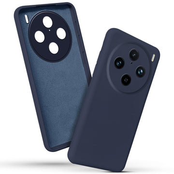 Premium Matte Silicone Back Cover for Vivo X100 Pro 5G