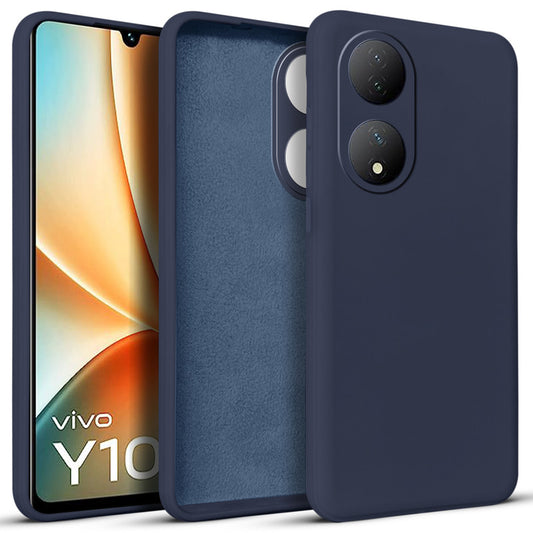 Premium Matte Silicone Back Cover for Vivo Y100