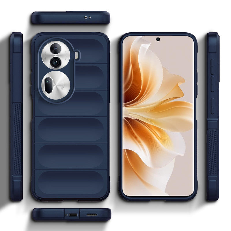 Soft Silicone Comfort Grip Back Cover Case For Oppo Reno 11 Pro 5G