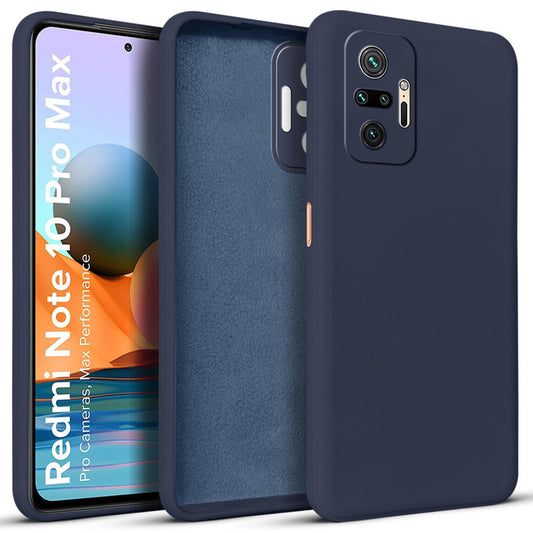 Premium Matte Silicone Back Cover for Redmi Note 10 Pro Max | Redmi Note 10 Pro