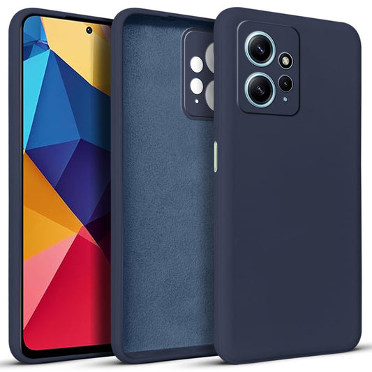 Premium Matte Silicone Back Cover for Redmi Note 12 4G