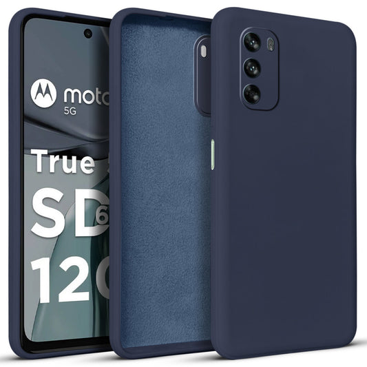 Premium Matte Silicone Back Cover for Motorola Moto G62 5G