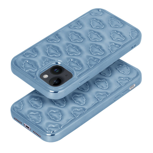 3D Cute Cloud Pattern Back Cover for Apple iPhone 13