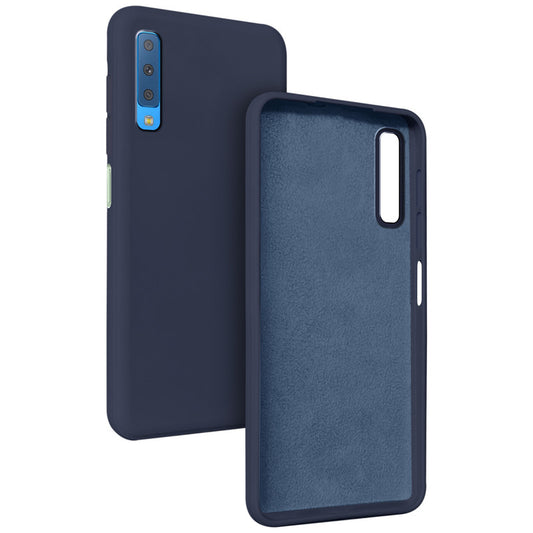 Premium Matte Silicone Back Cover for Samsung A7 2018