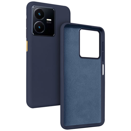 Premium Matte Silicone Back Cover for Vivo Y22