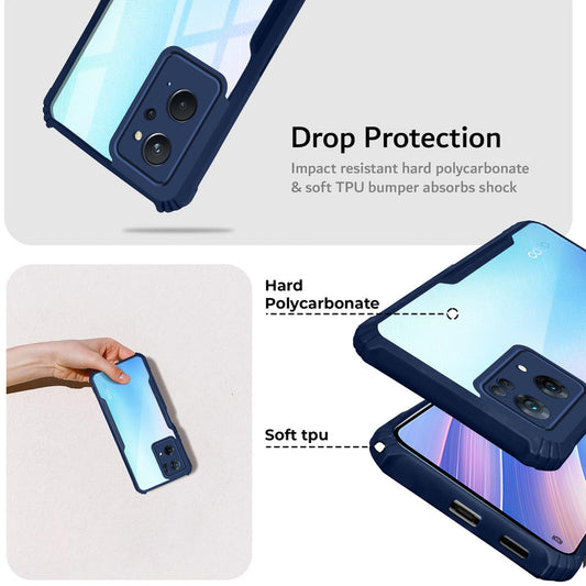 Premium Acrylic Transparent Back Cover for Oppo Reno 7 Pro 5G