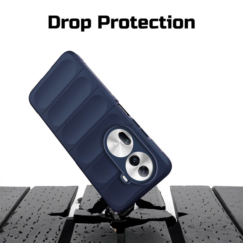 Soft Silicone Comfort Grip Back Cover Case For Oppo Reno 11 Pro 5G