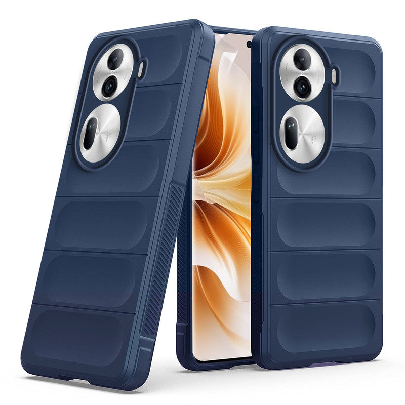 Soft Silicone Comfort Grip Back Cover Case For Oppo Reno 11 Pro 5G