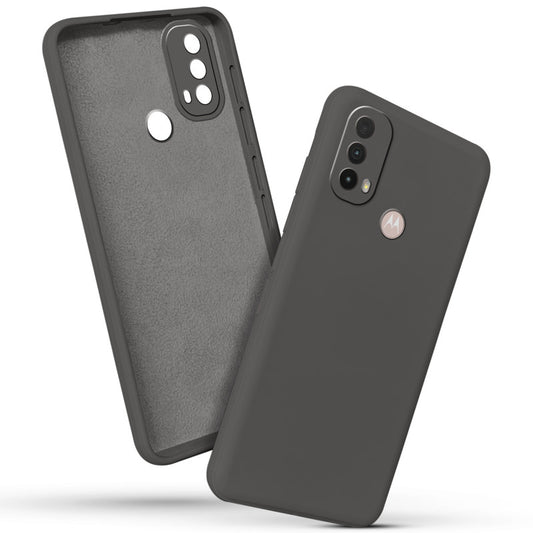 Premium Matte Silicone Back Cover for Motorola E40