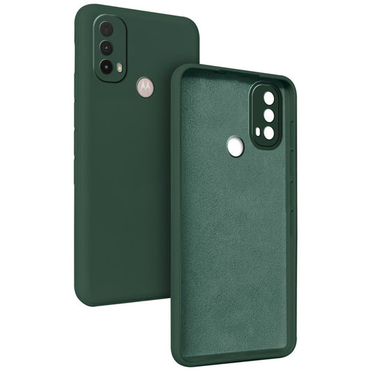 Premium Matte Silicone Back Cover for Motorola E40