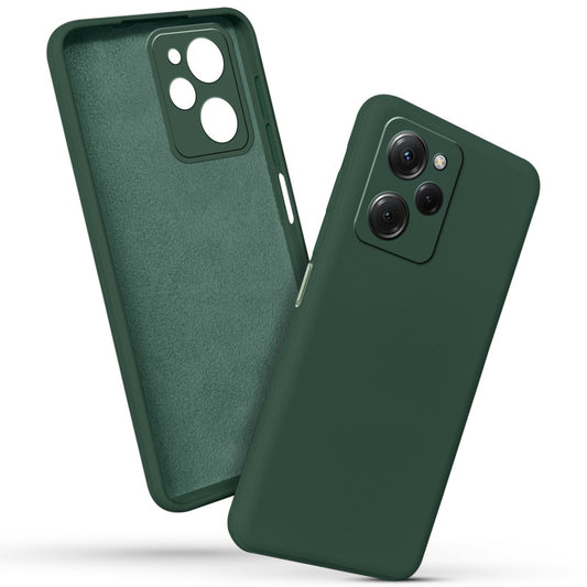 Premium Matte Silicone Back Cover for Poco X5 Pro 5G