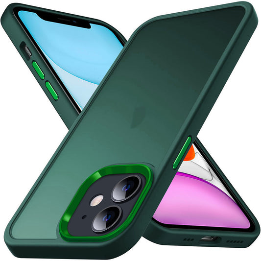 Translucent Matte with Shiny Camera Ring Back Cover for Apple iPhone 11