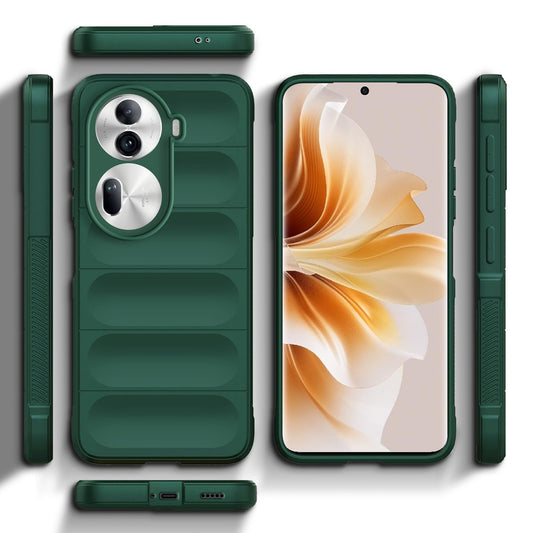 Liquid Silicone Comfort Grip Soft Touch Matte TPU Case for Oppo Reno 11 Pro 5G