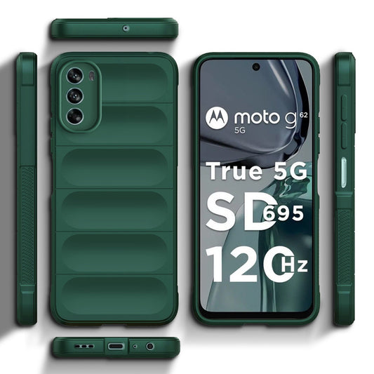 Liquid Silicone Comfort Grip Soft Touch Matte TPU Case for  Motorola Moto G62 5G
