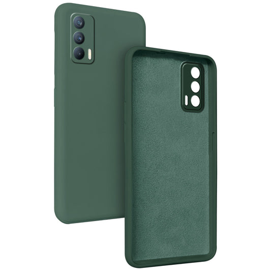 Premium Matte Silicone Back Cover for Realme X7