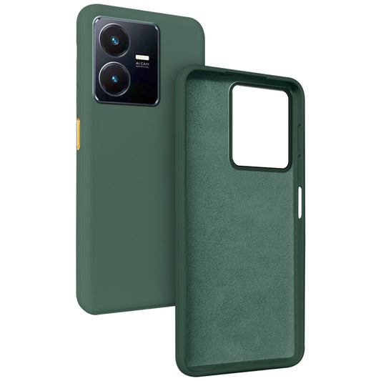 Premium Matte Silicone Back Cover for Vivo Y22