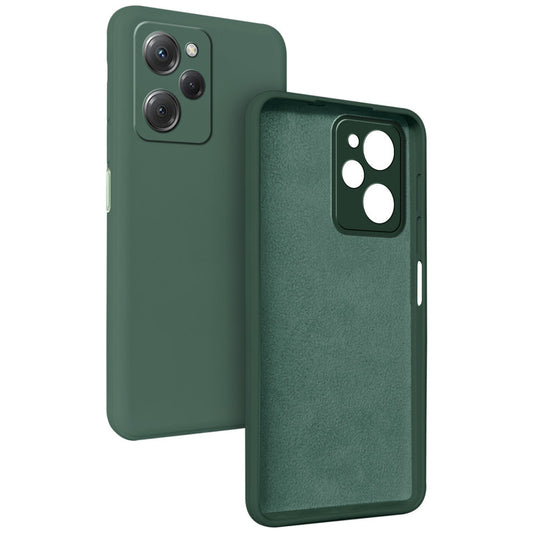 Premium Matte Silicone Back Cover for Poco X5 Pro 5G