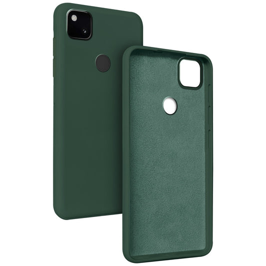 Premium Matte Silicone Back Cover for Google Pixel 4A 4G