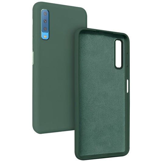 Premium Matte Silicone Back Cover for Samsung A7 2018