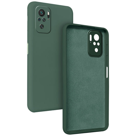 Premium Matte Silicone Back Cover for Redmi Note 10