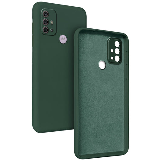 Premium Matte Silicone Back Cover for Motorola G30