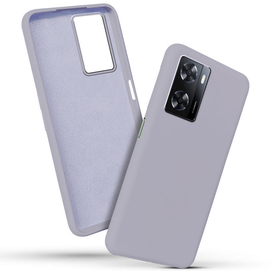 Premium Matte Silicone Back Cover for Oppo A57 2022