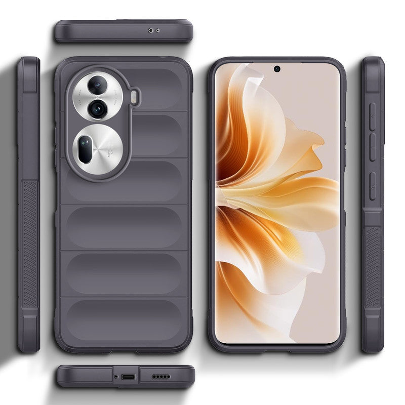 Soft Silicone Comfort Grip Back Cover Case For Oppo Reno 11 Pro 5G