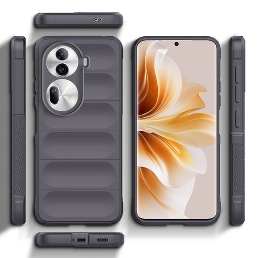 Liquid Silicone Comfort Grip Soft Touch Matte TPU Case for Oppo Reno 11 Pro 5G