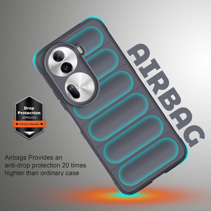 Soft Silicone Comfort Grip Back Cover Case For Oppo Reno 11 Pro 5G