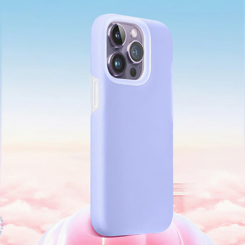 Premium Liquid Silicone Solid Back Cover Apple iPhone 15 Pro